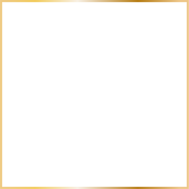 Square golden frame